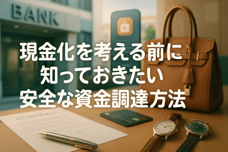 現金化を考える愛に知っておきたい安全な資金調達方法